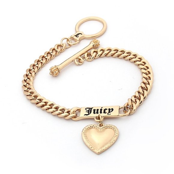 Juicy Couture Heart Charm Bracelet - Picture 1 of 2